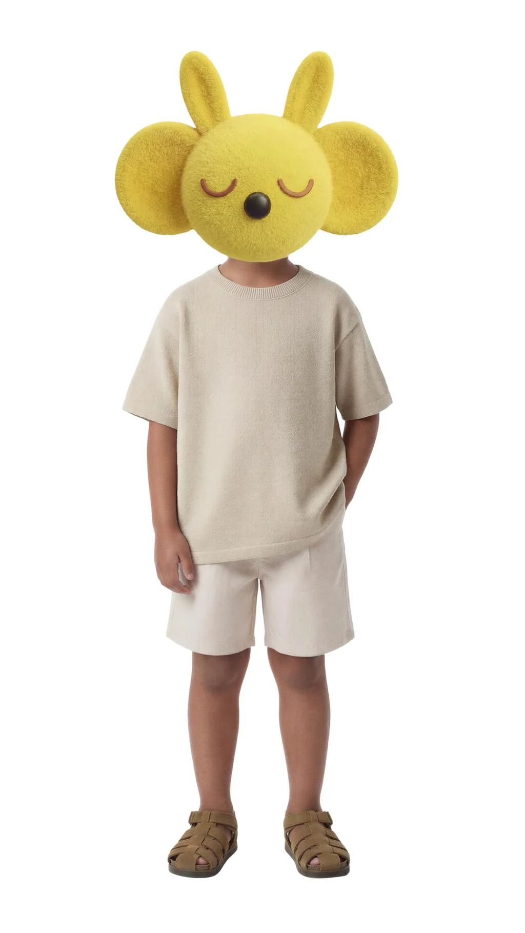 Футболка из трикотажа с грубой текстурой