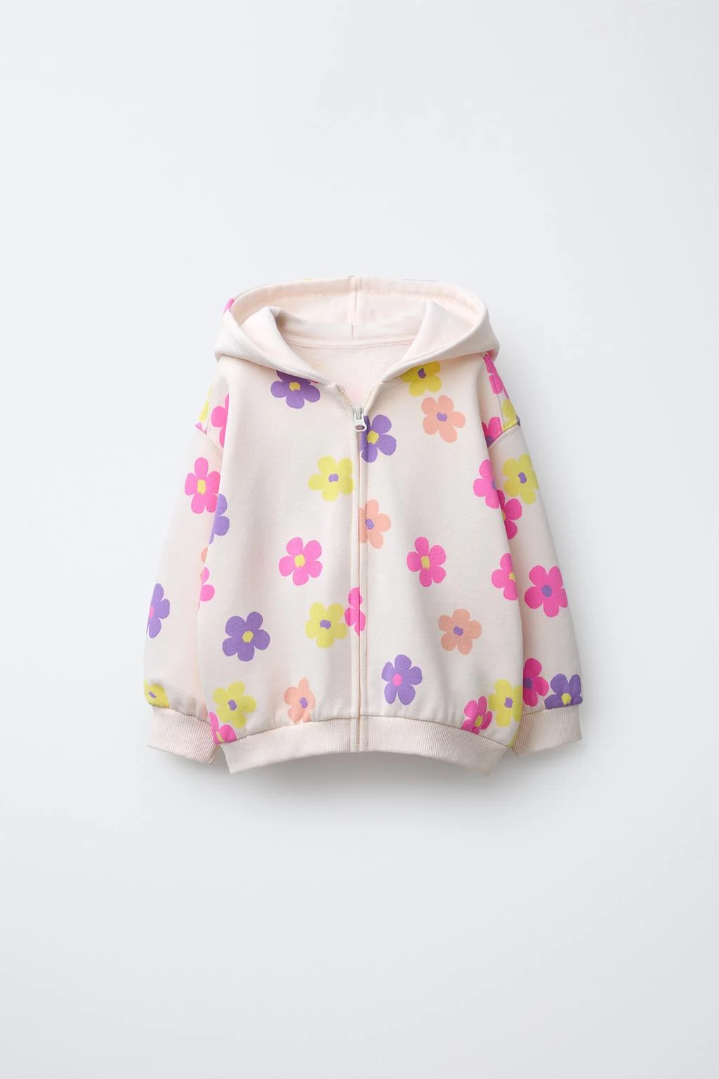 Печатный свитшот на молнии