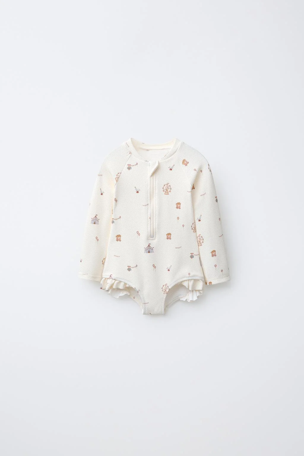 1-6 лет / купальник с цирковым принтом