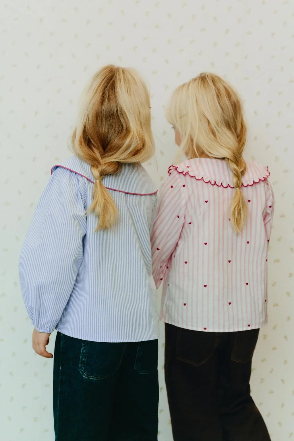 Полосатая рубашка с сердечками