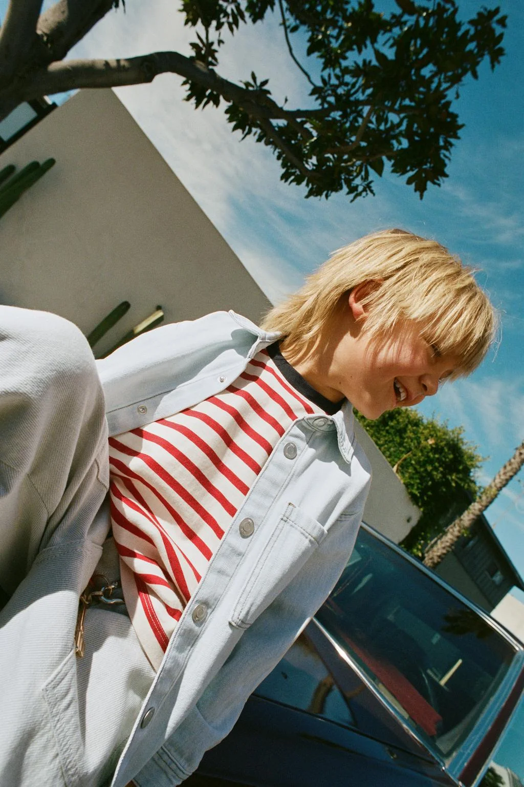 HERRINGBONE DENIM OVERSHIRT