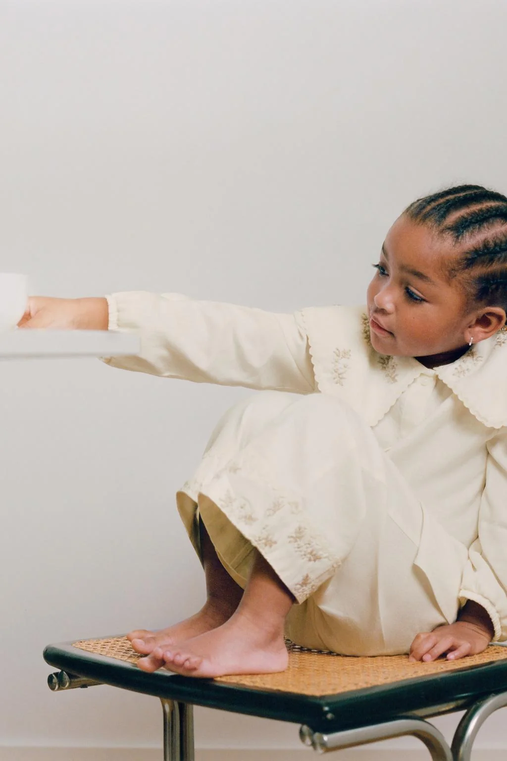 Пижамы с вышивкой цветов для 2-6 лет — 1½ - 6 лет | девочка