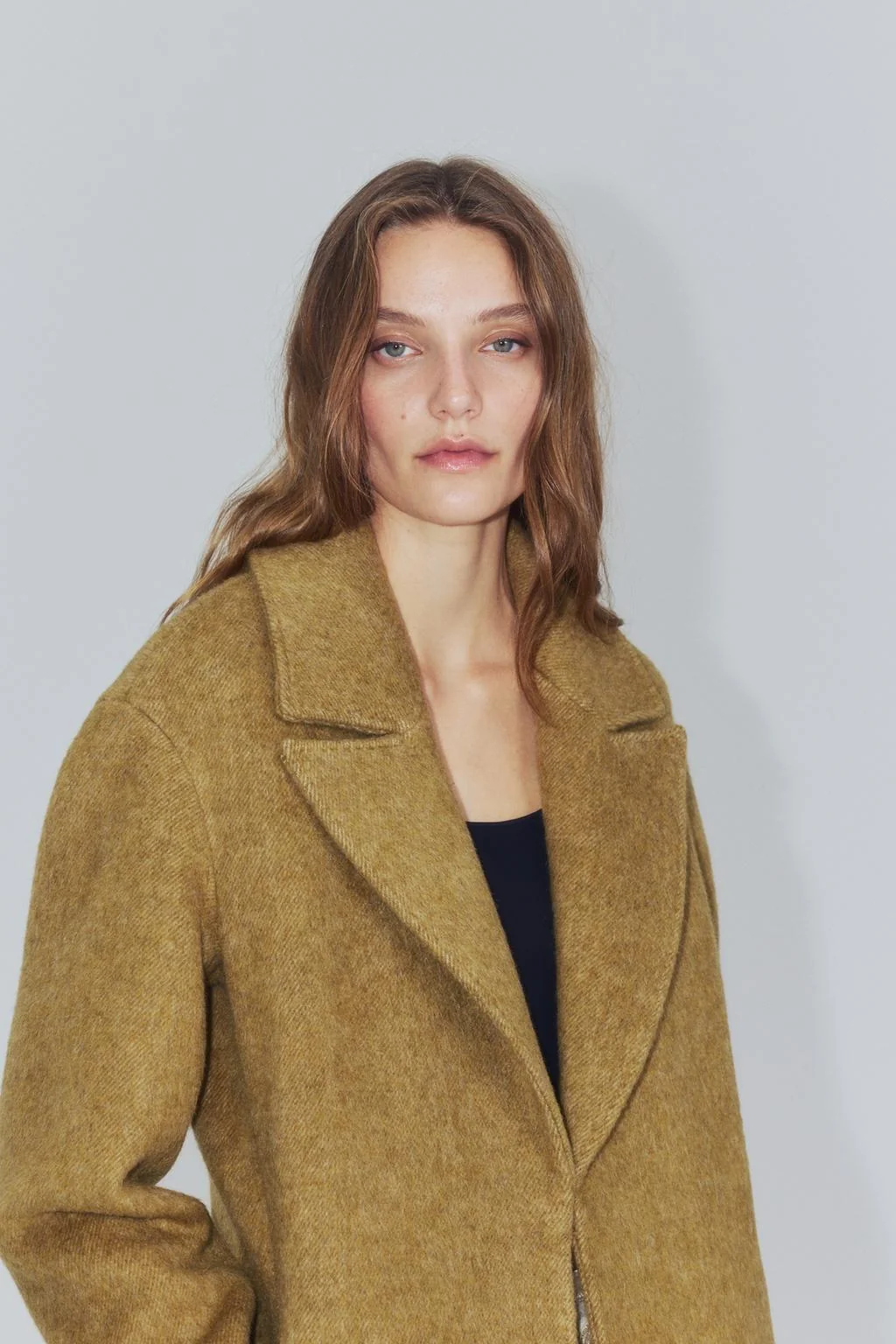 ZW COLLECTION длинное пальто из шерстяной смеси