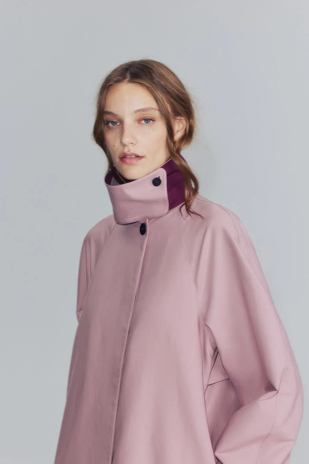 Пальто двубортное тренч ZW Collection