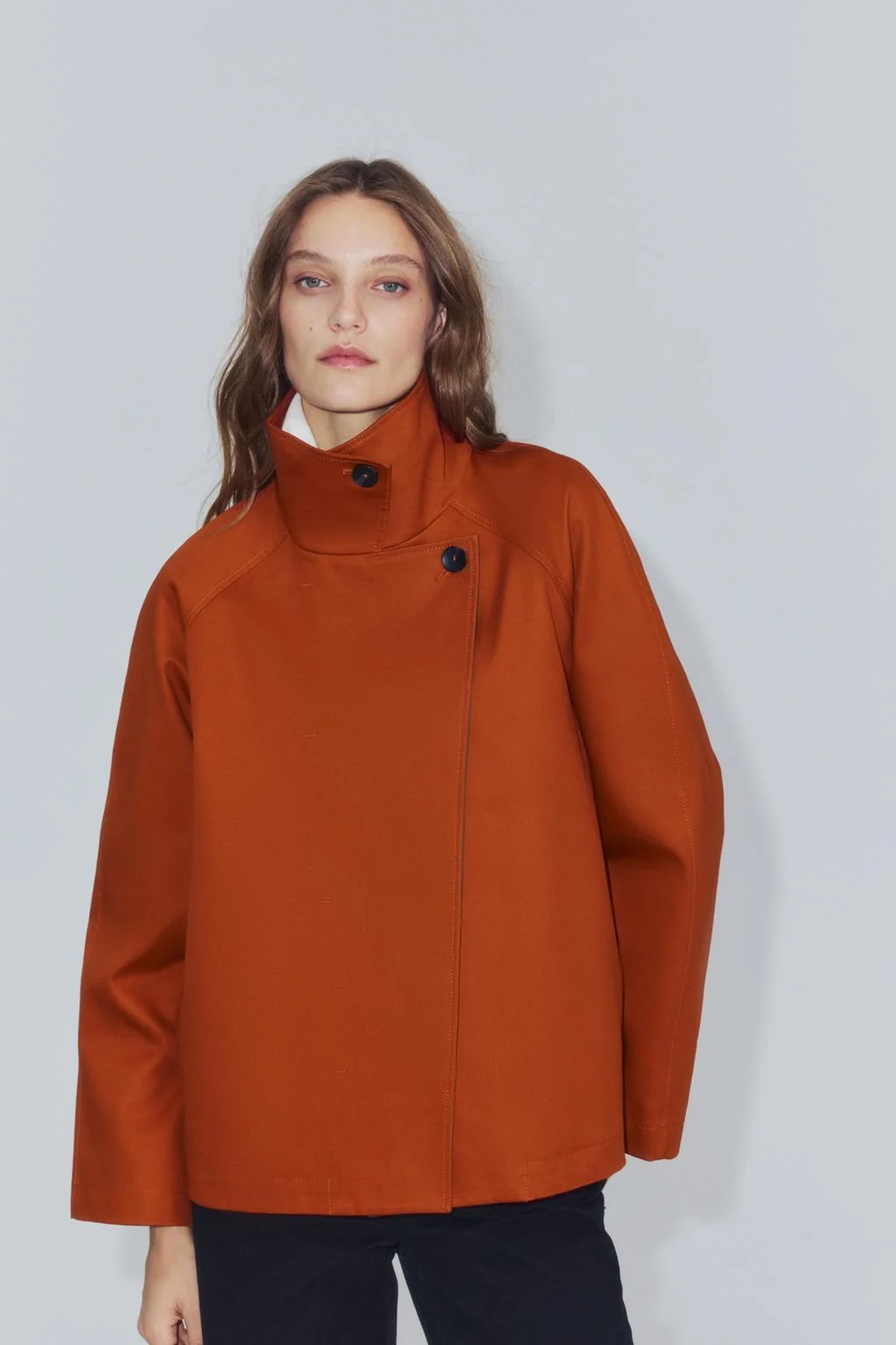ZW COLLECTION короткое тренч-пальто