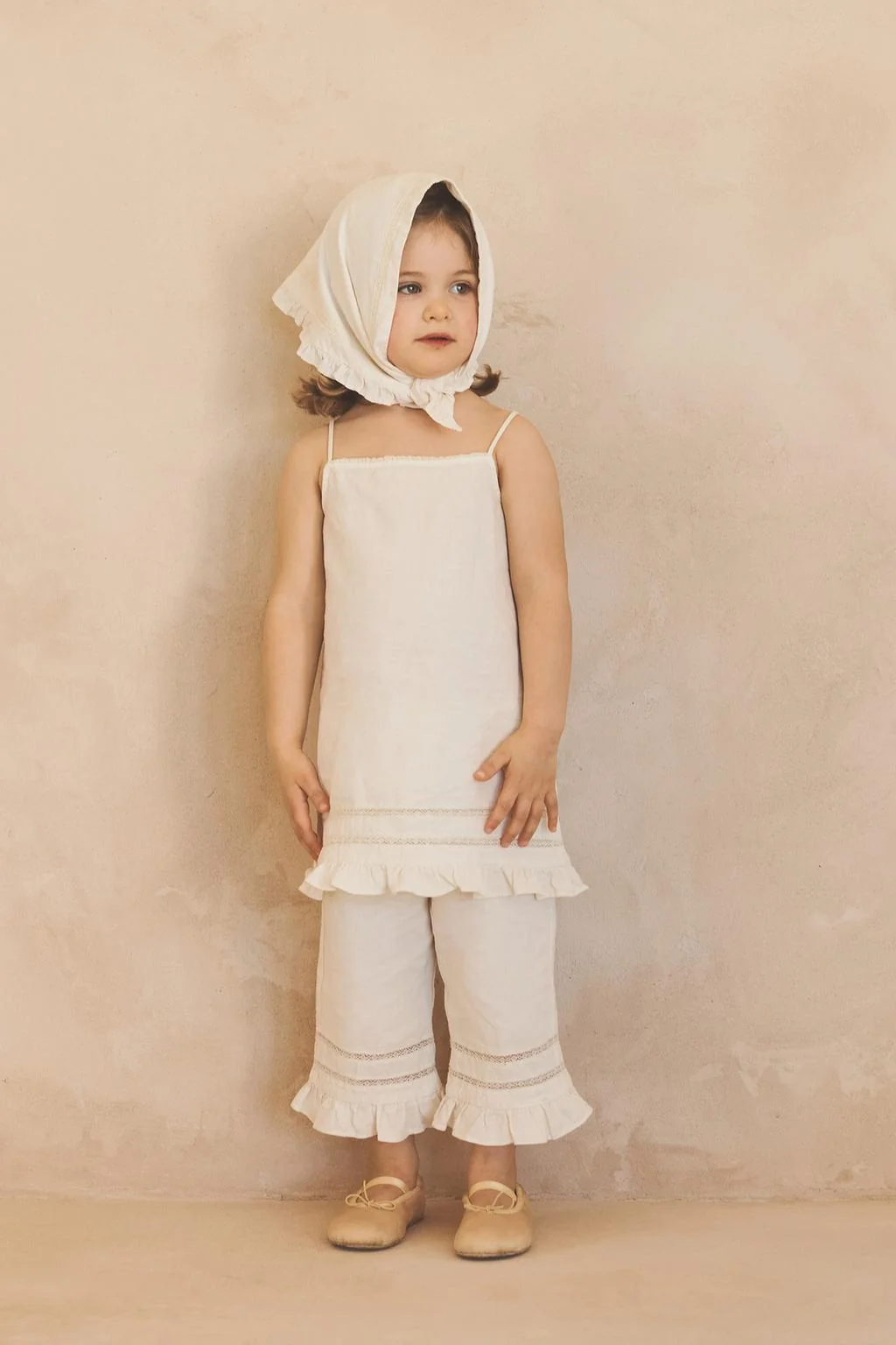 2-5 лет / лимитированная серия туника из хлопка и льна
