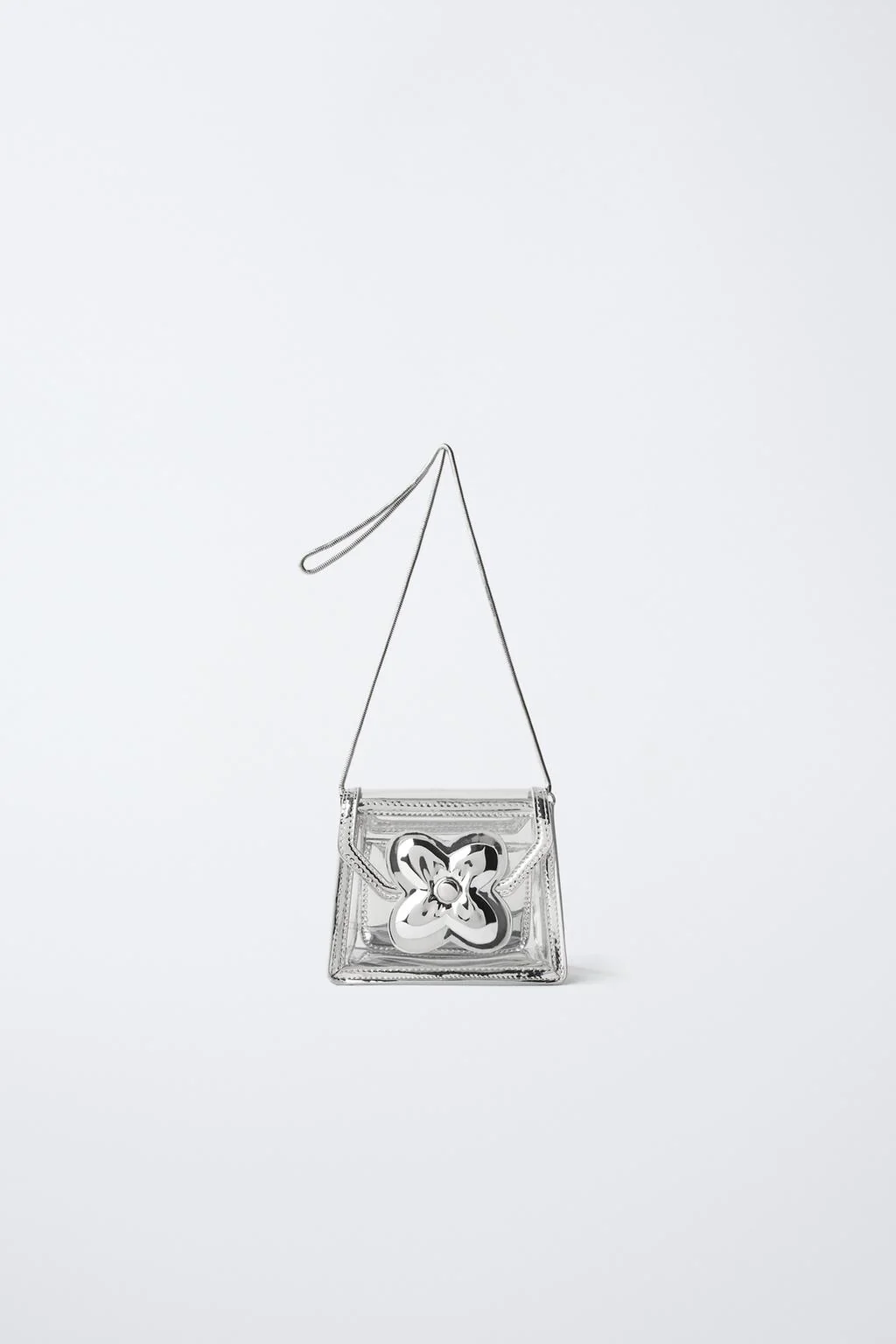 Сумка через плечо с цветочным принтом