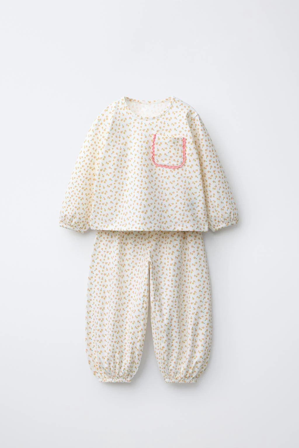 Пижамы саруэль с цветочным принтом для 1,5-6 лет — 1½ - 6 лет | девочка
