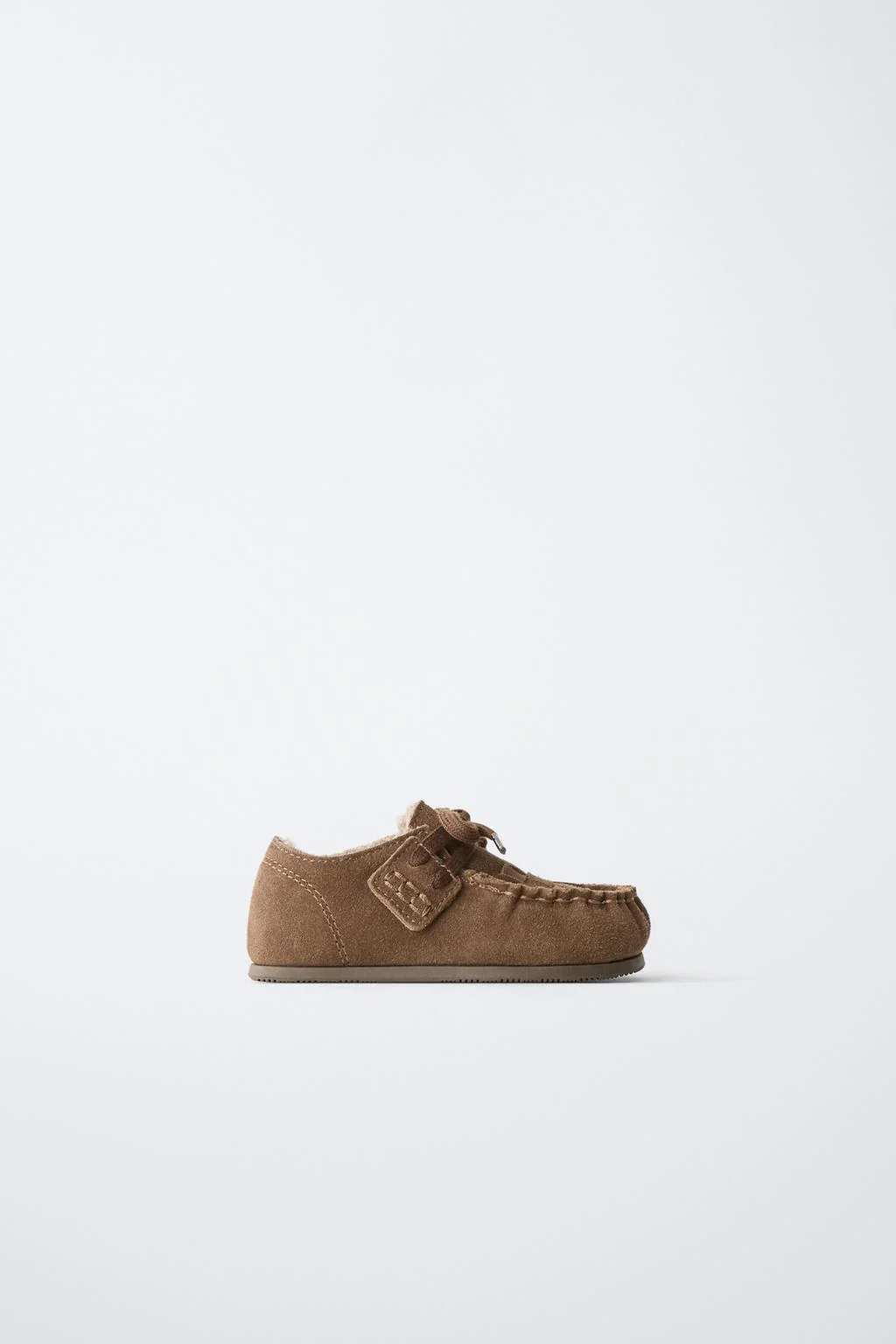 Кожаные туфли wallabee на плоской подошве