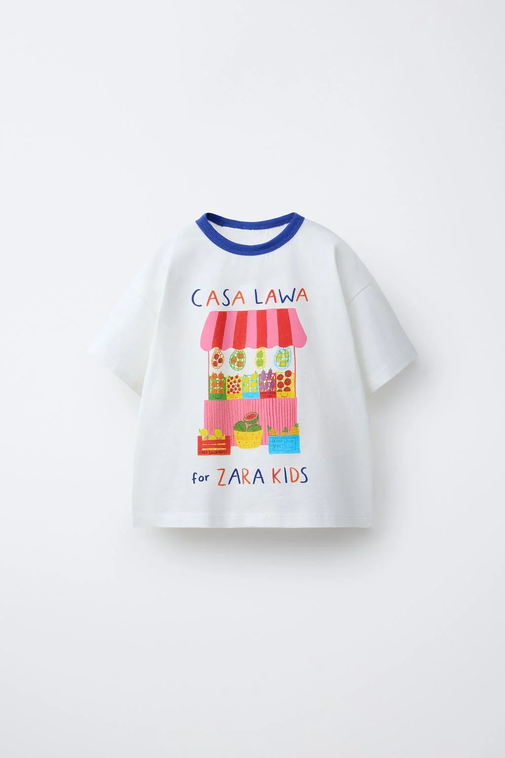 CASA LAWA X ZARA KIDS ФУТБОЛКА С ПЕЧАТЬЮ