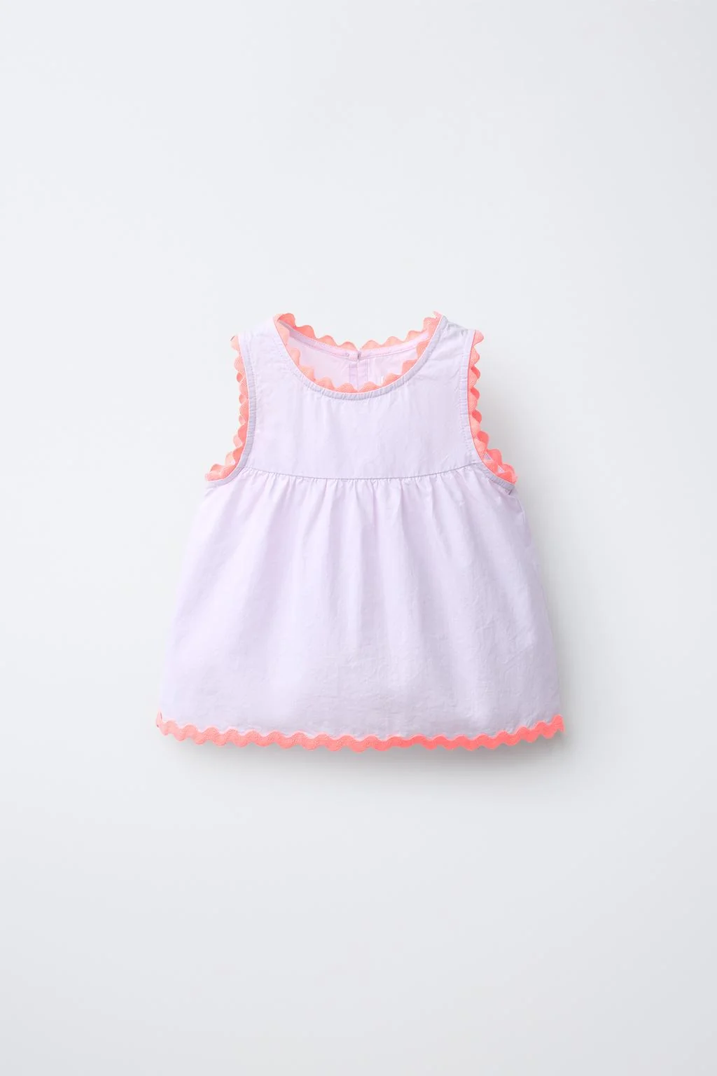 CASA LAWA X ZARA KIDS Топ из поплина с контрастным ришелье