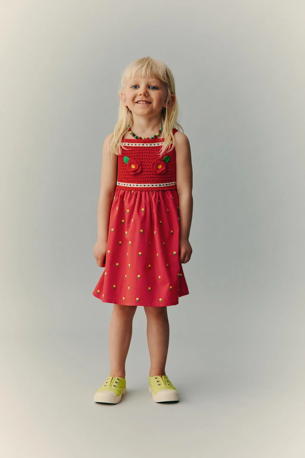 EMBROIDERED FLORAL DRESS CASA LAWA X ZARA KIDS — CASA LAWA X ZARA