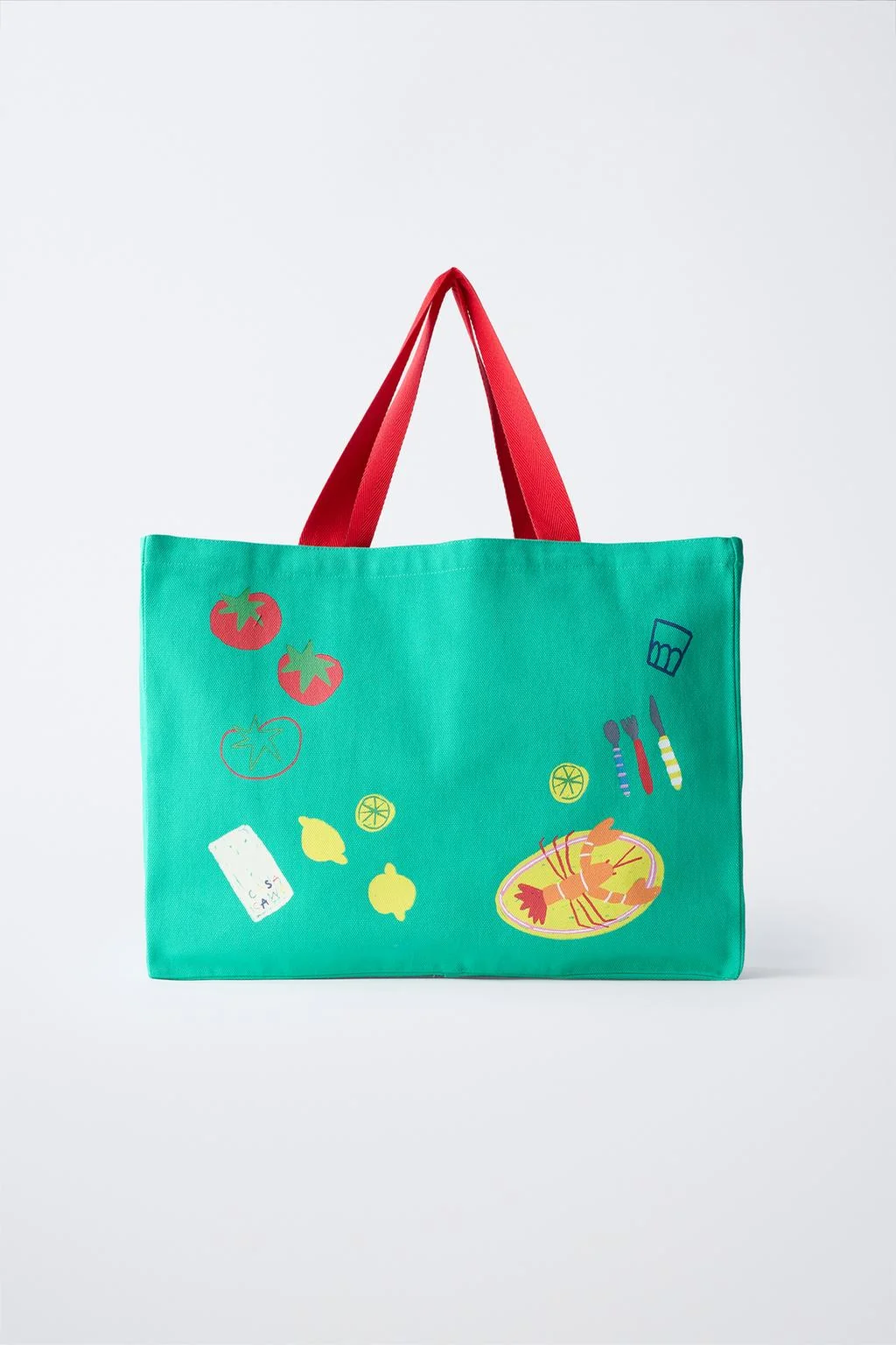 CASA LAWA X ZARA KIDS PRINTED TOTE BAG — CASA LAWA X ZARA