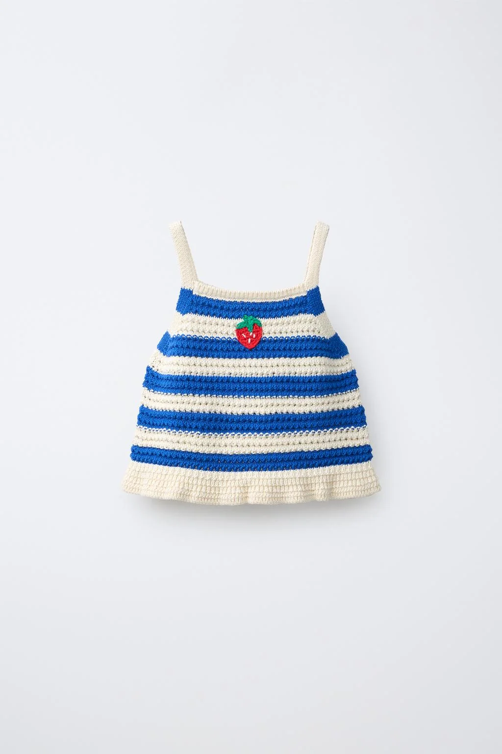 CASA LAWA X ZARA KIDS STRAWBERRY STRIPED KNIT TOP — CASA LAWA X ZARA