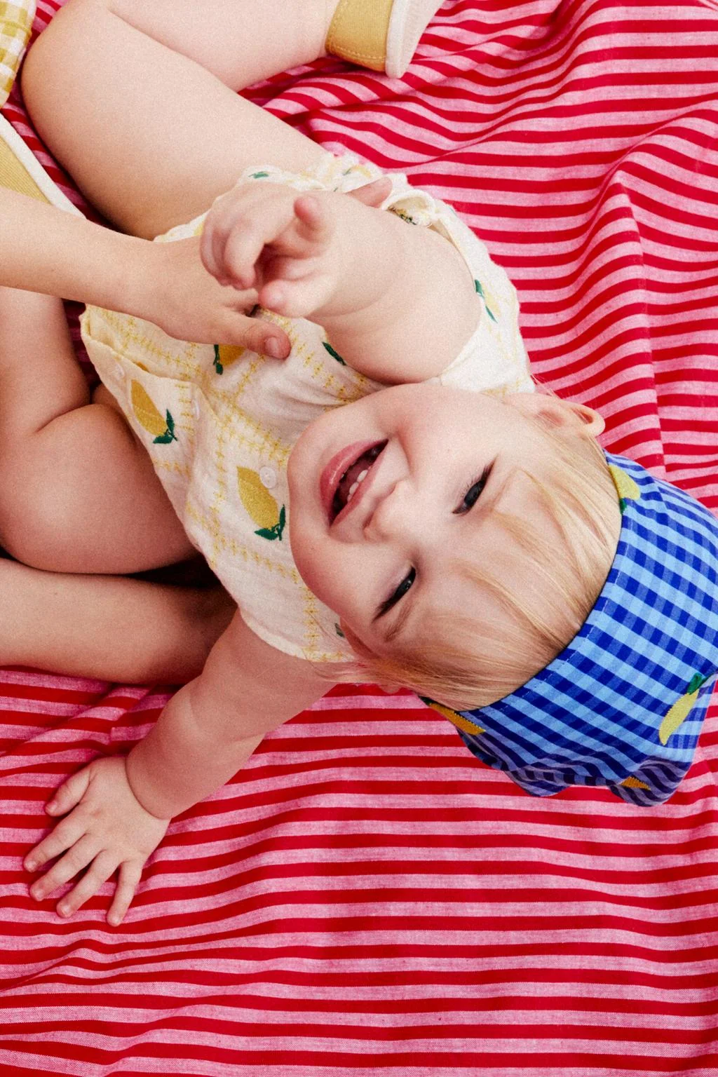 CASA LAWA X ZARA KIDS EMBROIDERED LEMON ROMPER — CASA LAWA X ZARA