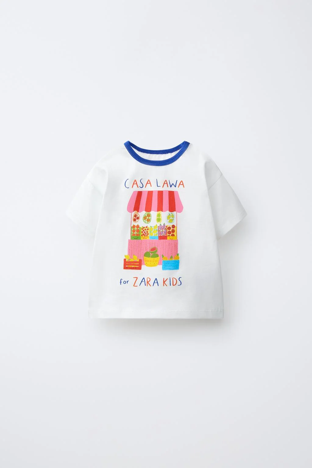 CASA LAWA X ZARA KIDS ФУТБОЛКА С ПЕЧАТЬЮ — СПЕЦИАЛЬНОЕ ИЗДАНИЕ