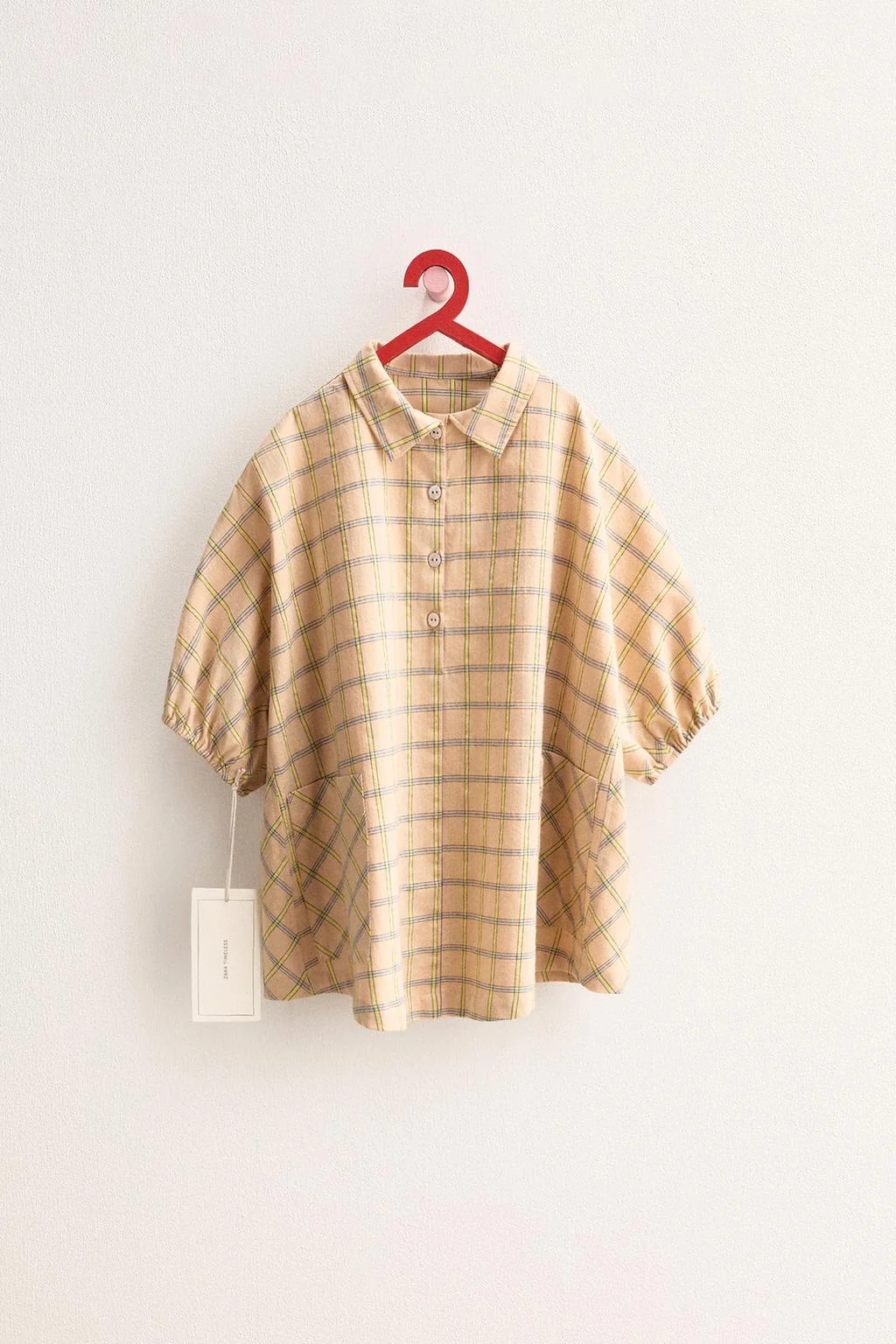ZARA TIMELESS - Платье-рубашка в клетку