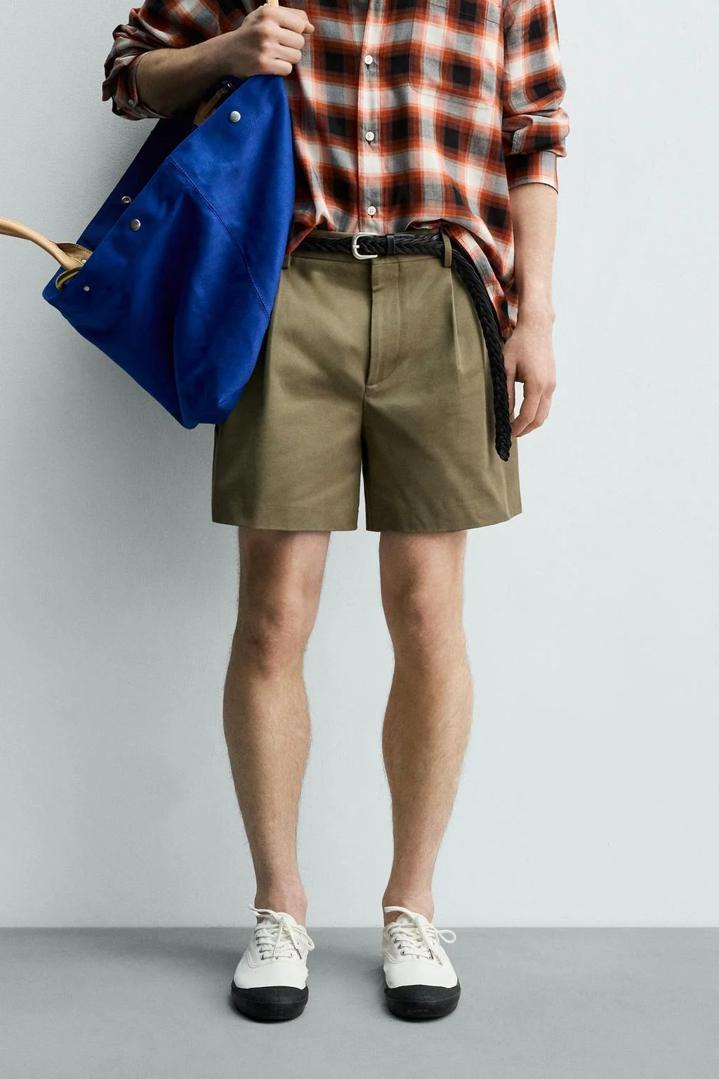 ПЛИСИРОВАННЫЕ БЕРМУДЫ ААРОН ЛЕВИН X ZARA