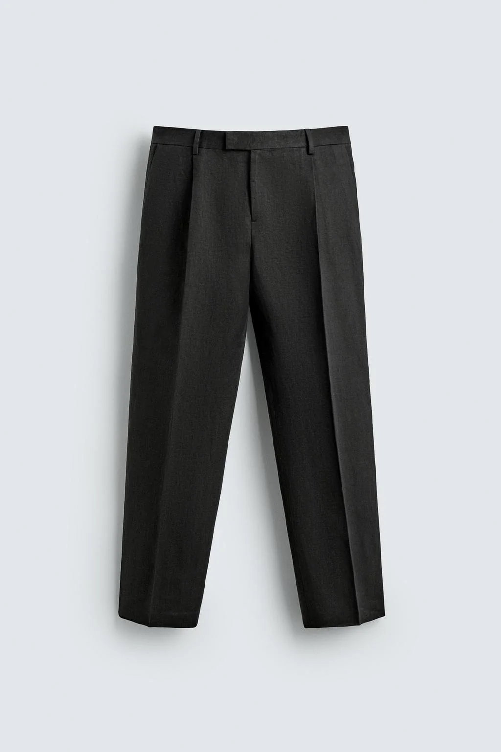 100% LINEN TWILL SUIT TROUSERS AARON LEVINE X ZARA