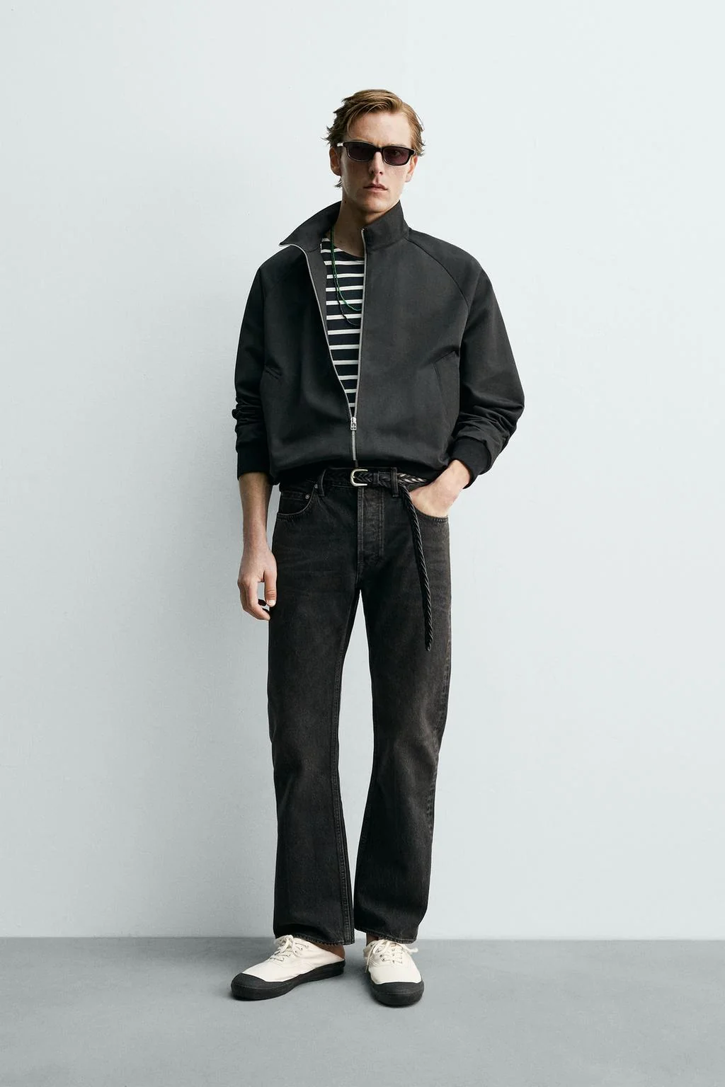 REGULAR FIT COTTON-WOOL JACKET AARON LEVINE X ZARA