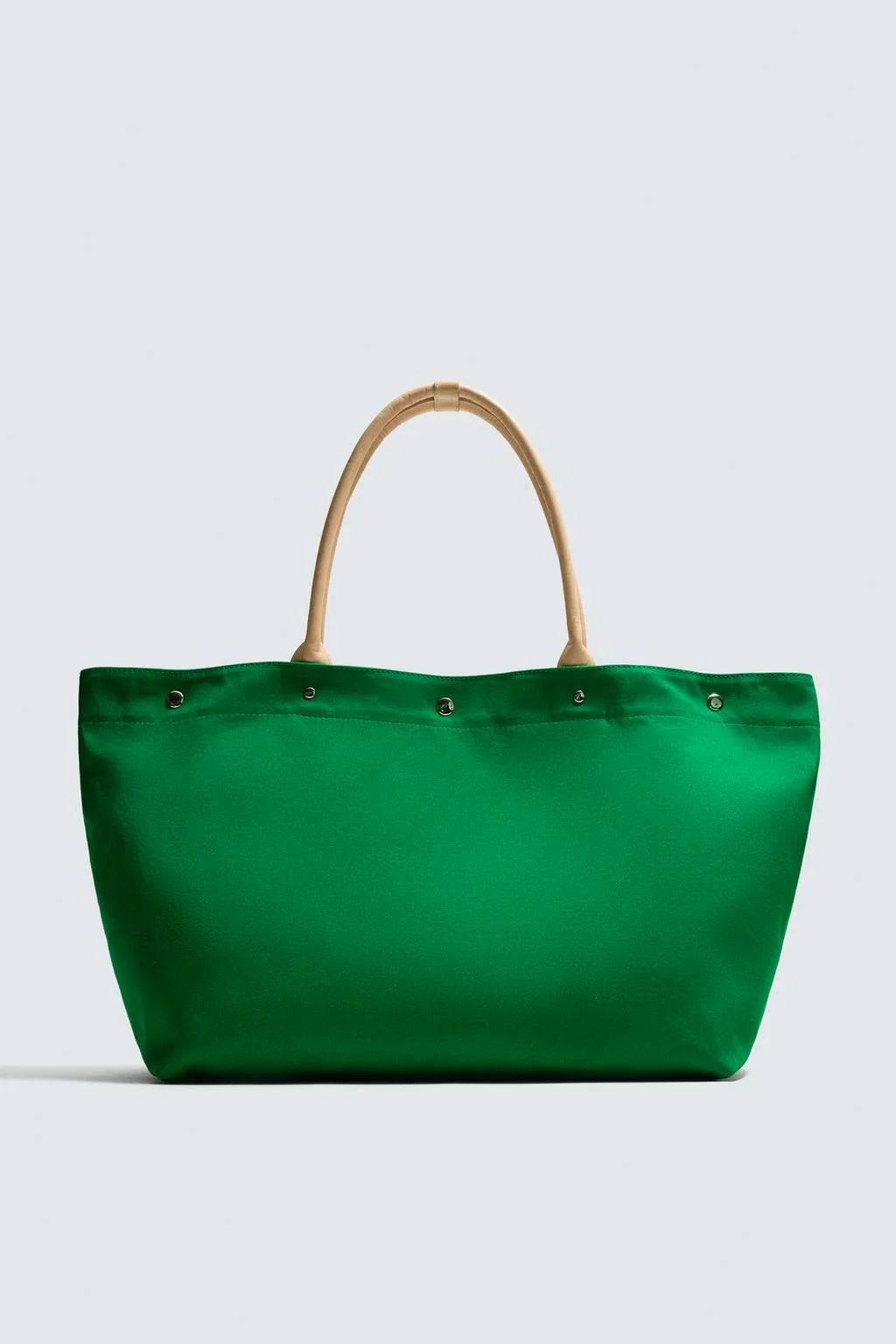 AARON LEVINE X ZARA TOTE BAG WITH LEATHER DETAIL