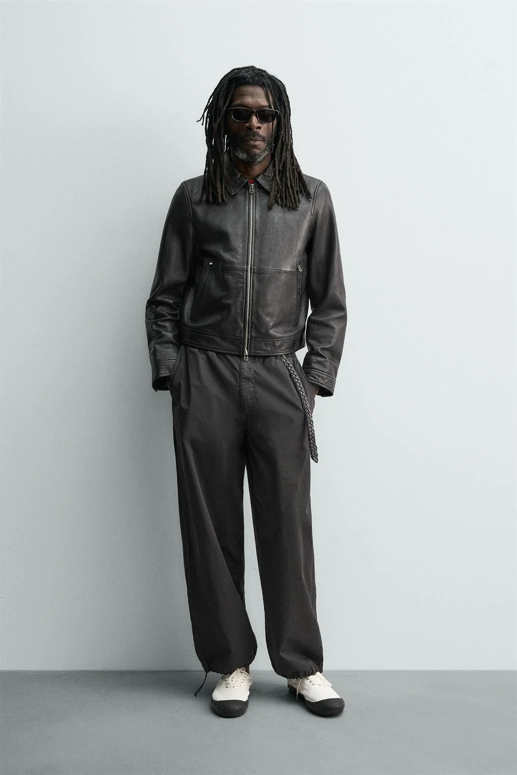 LEATHER JACKET AARON LEVINE X ZARA