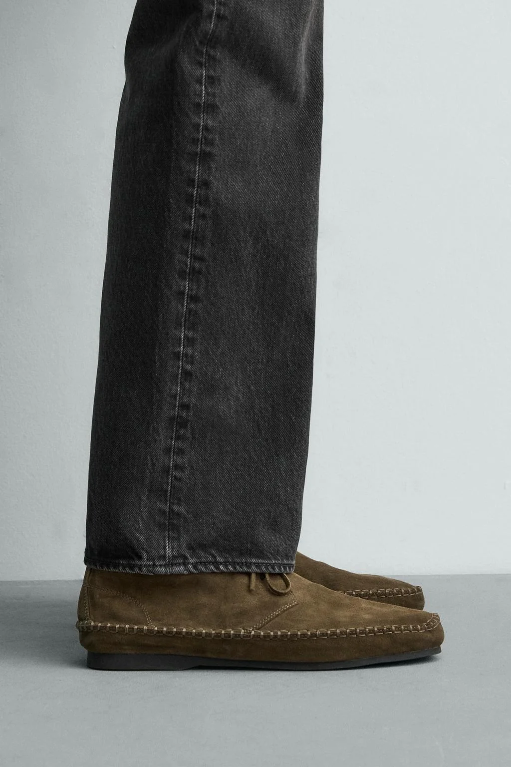 КОЖАНЫЕ ТУФЛИ НА ПОДОШВЕ VIBRAM® ААРОН ЛЕВИН X ZARA