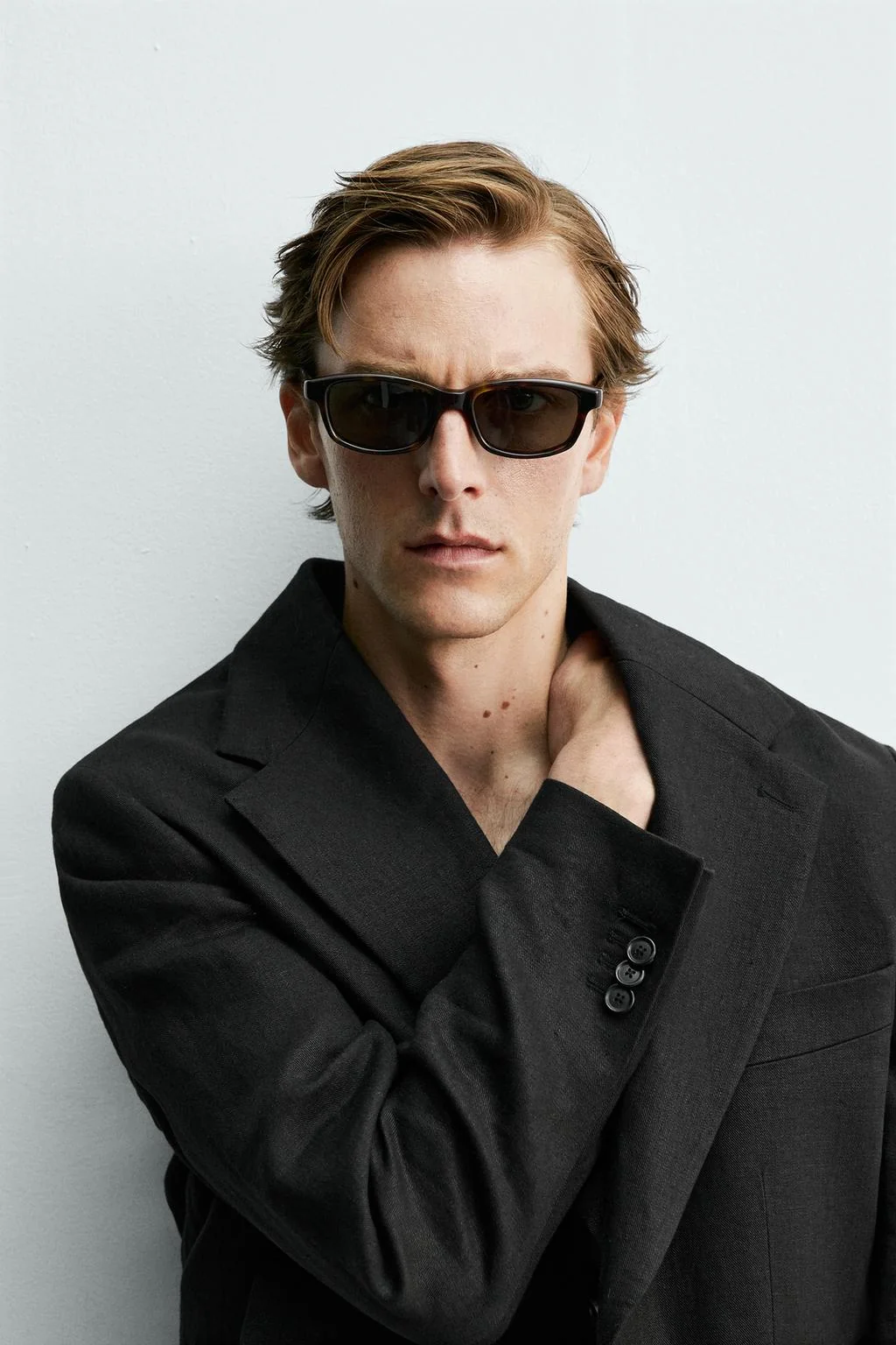 AARON LEVINE X ZARA OVAL SUNGLASSES