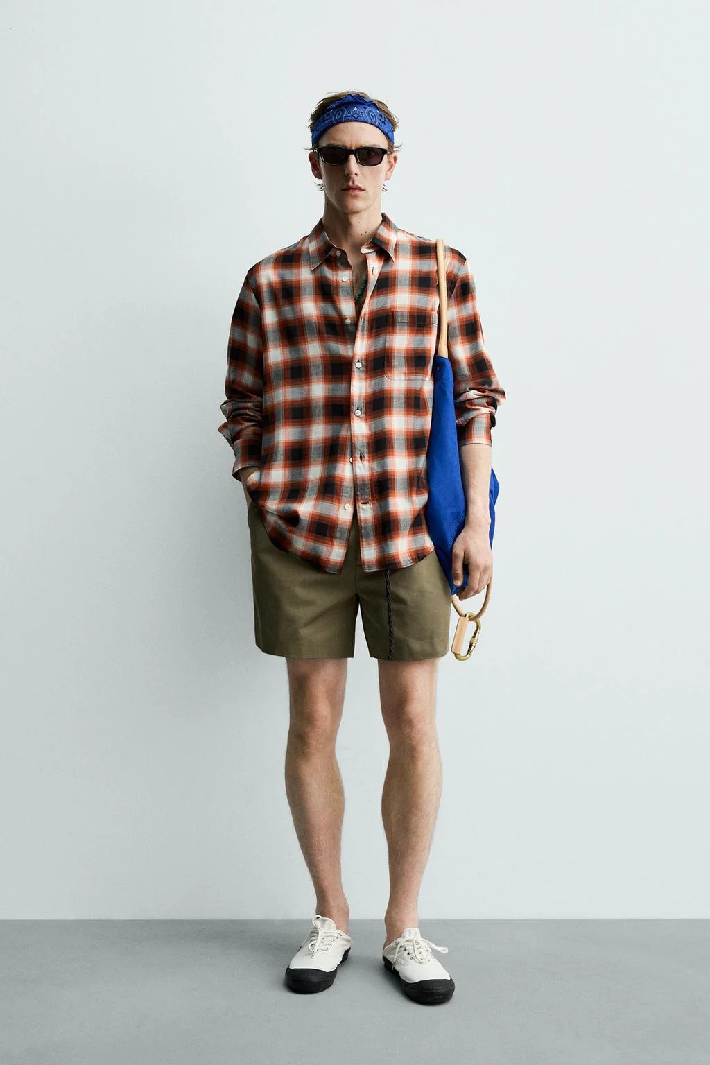 FLOWING CHECK SHIRT AARON LEVINE X ZARA