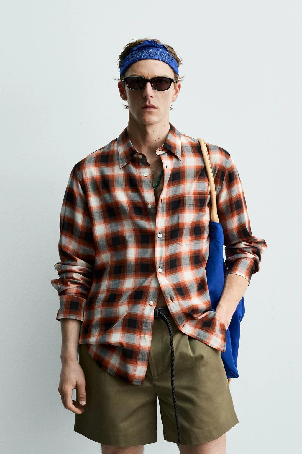 Плащевая рубашка аарон левин X ZARA