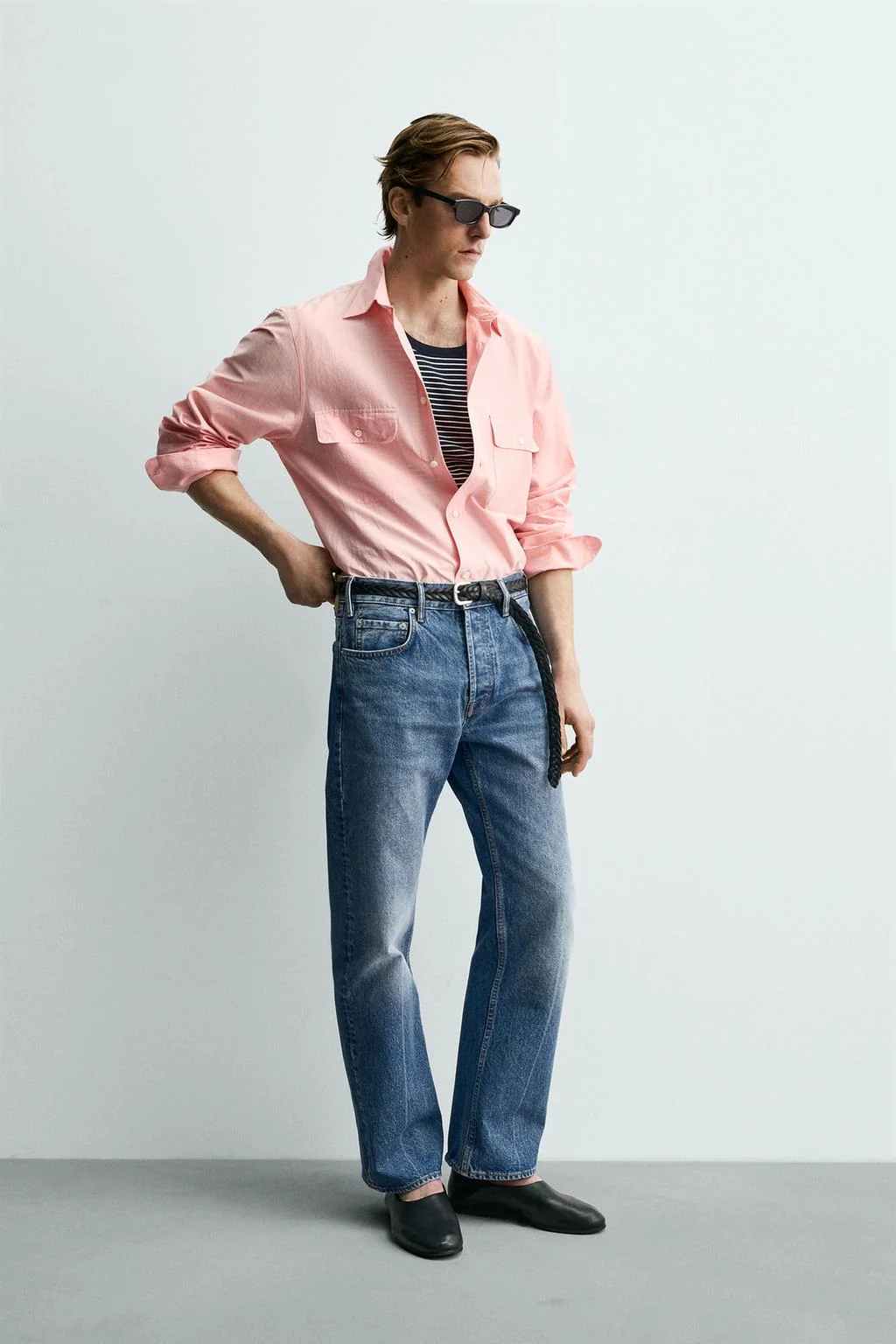 STRAIGHT-LEG BOOTCUT JEANS AARON LEVINE X ZARA