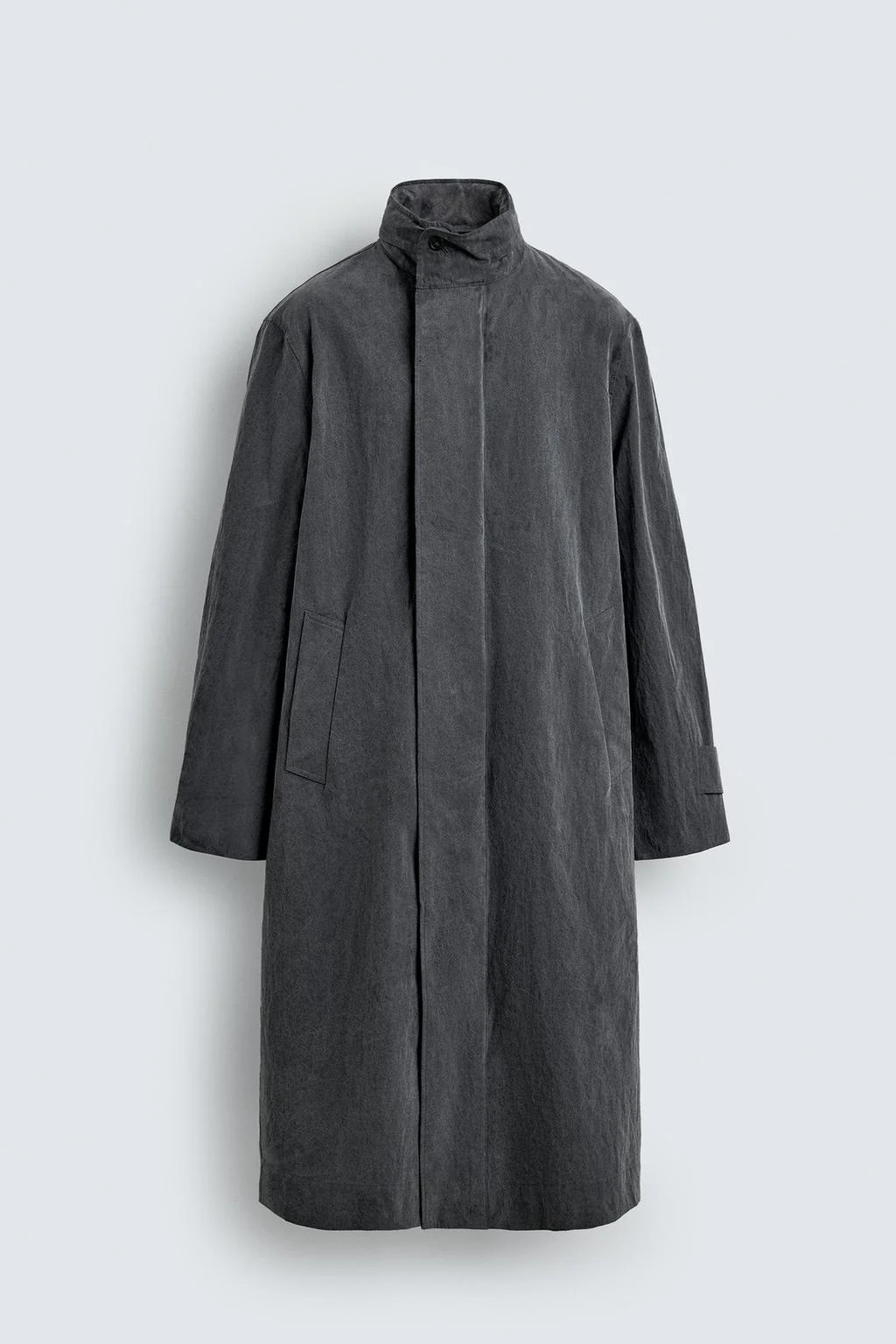 WASHED EFFECT LIGHTWEIGHT TRENCH COAT AARON LEVINE X ZARA