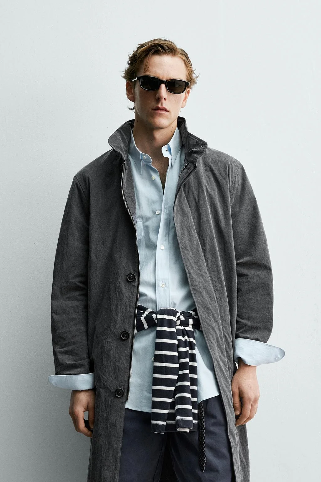 ЛЕГКАЯ ТРЕНЧКОТ С ЭФФЕКТОМ СТИРКИ ААРОН ЛЕВИН X ZARA