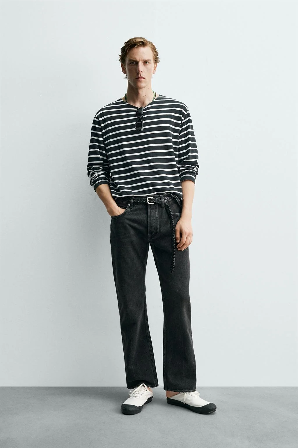 STRAIGHT-LEG BOOTCUT JEANS AARON LEVINE X ZARA