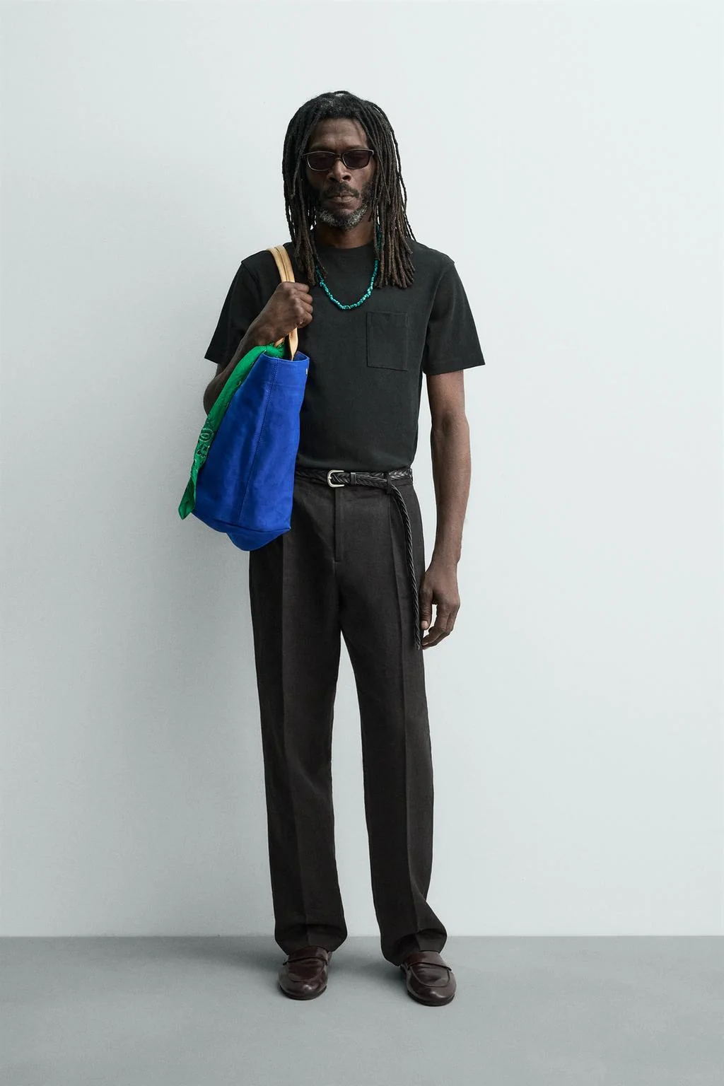ФУТБОЛКА С КАРМАНОМ ААРОН ЛЕВИН X ZARA — Мужское