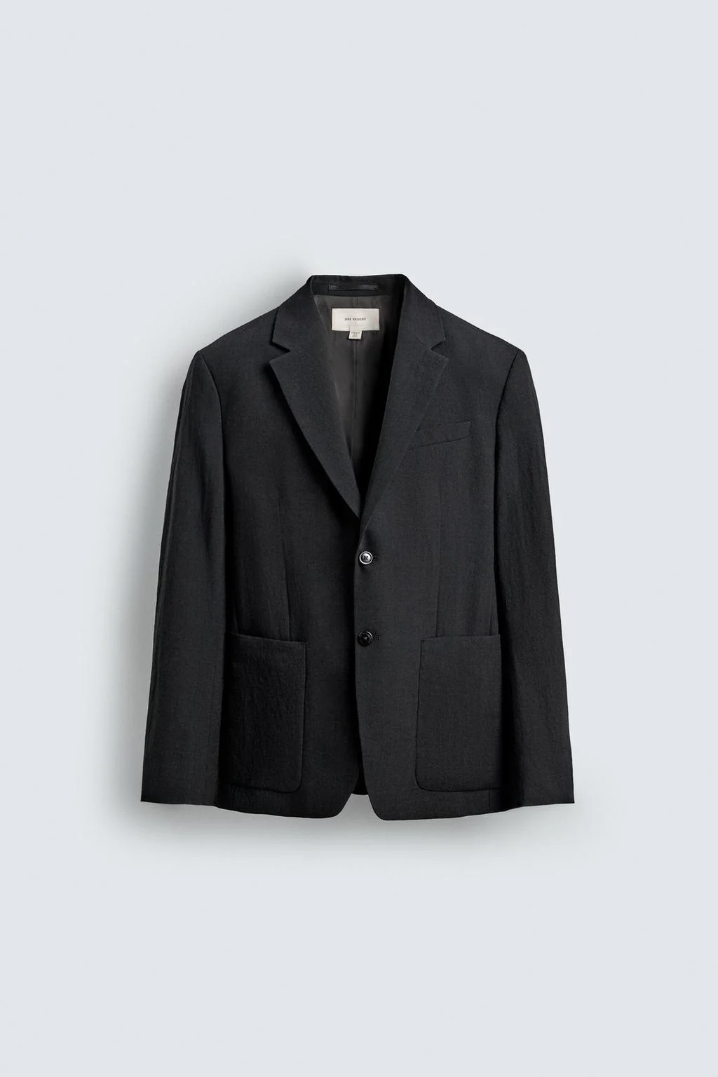 100% WOOL TEXTURED SUIT BLAZER