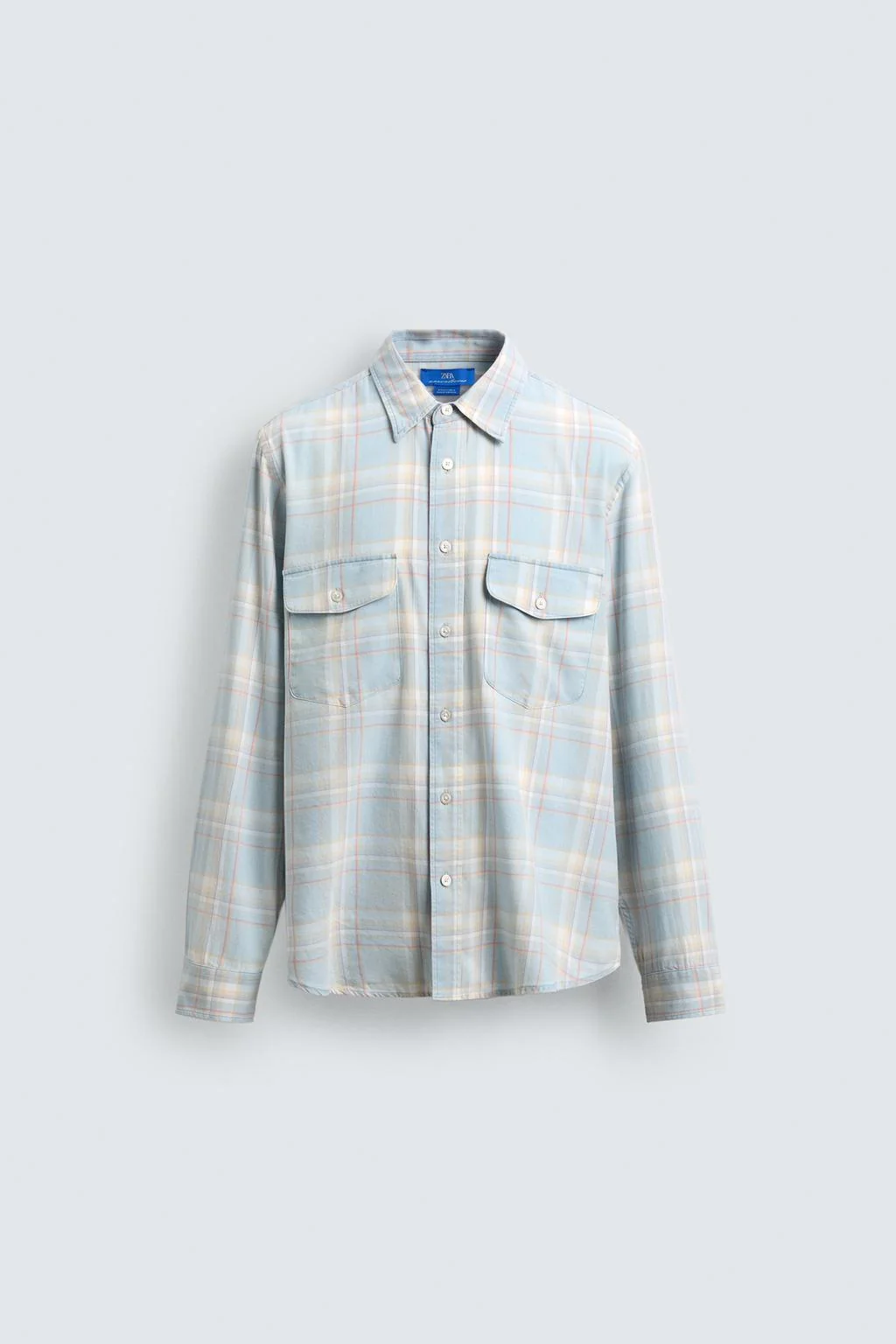 ЛЕГКАЯ ДЖИНСОВАЯ РУБАШКА ААРОН ЛЕВИН X ZARA