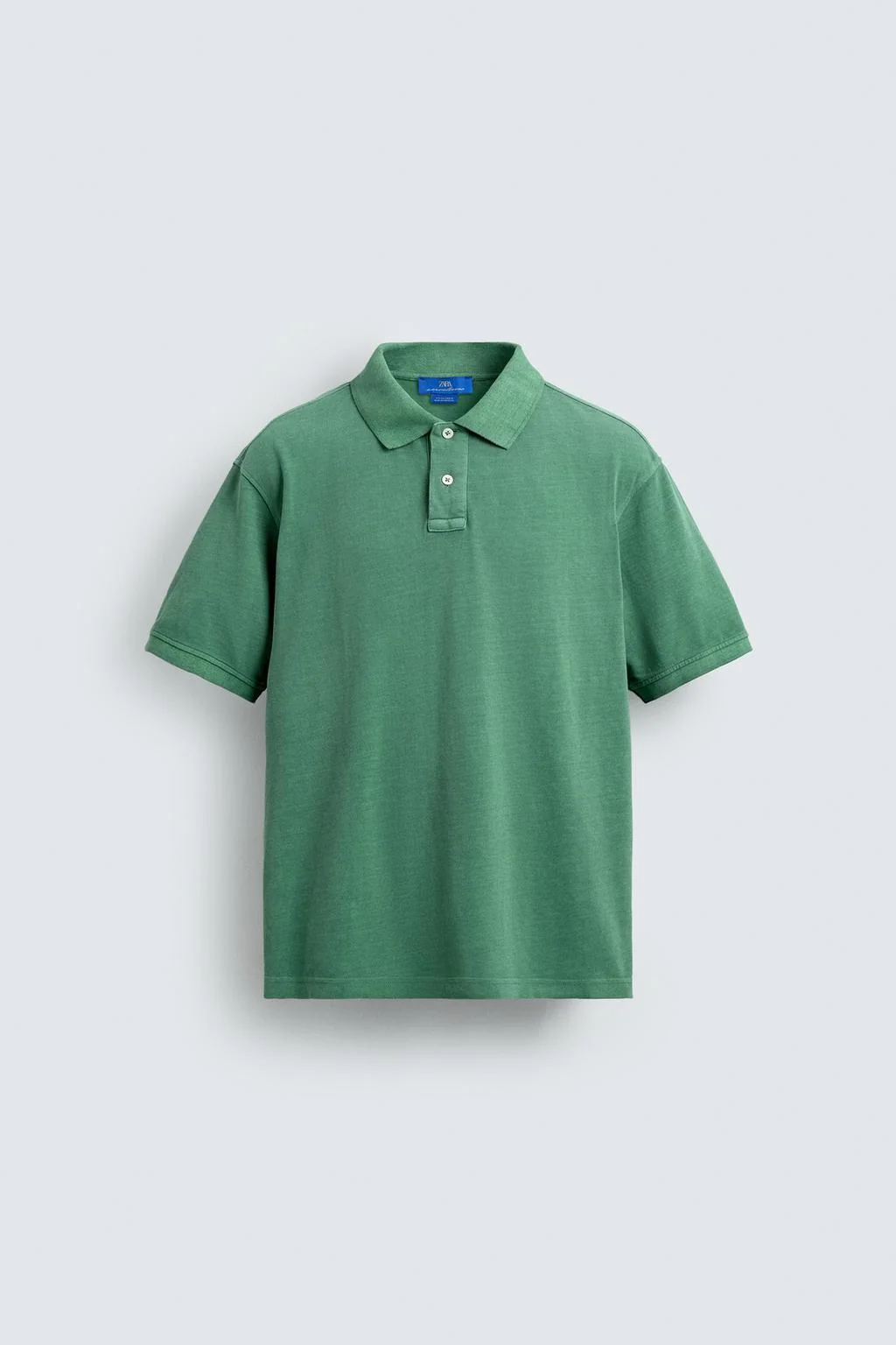 WASHED PIQUÉ POLO SHIRT AARON LEVINE X ZARA