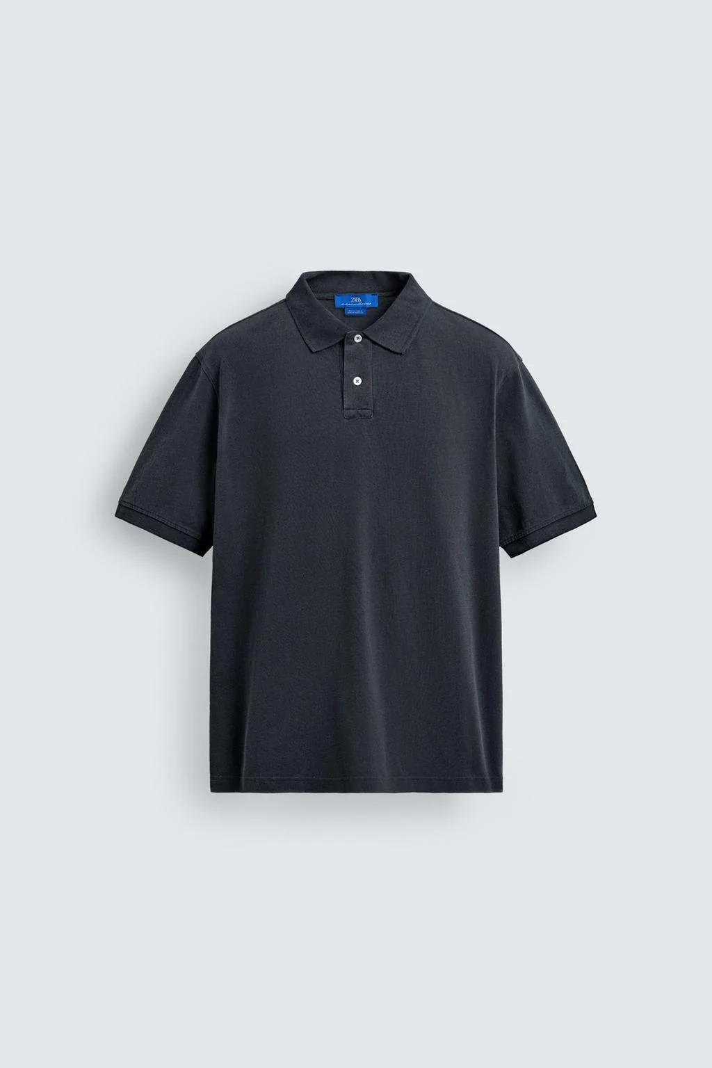 WASHED PIQUÉ POLO SHIRT AARON LEVINE X ZARA