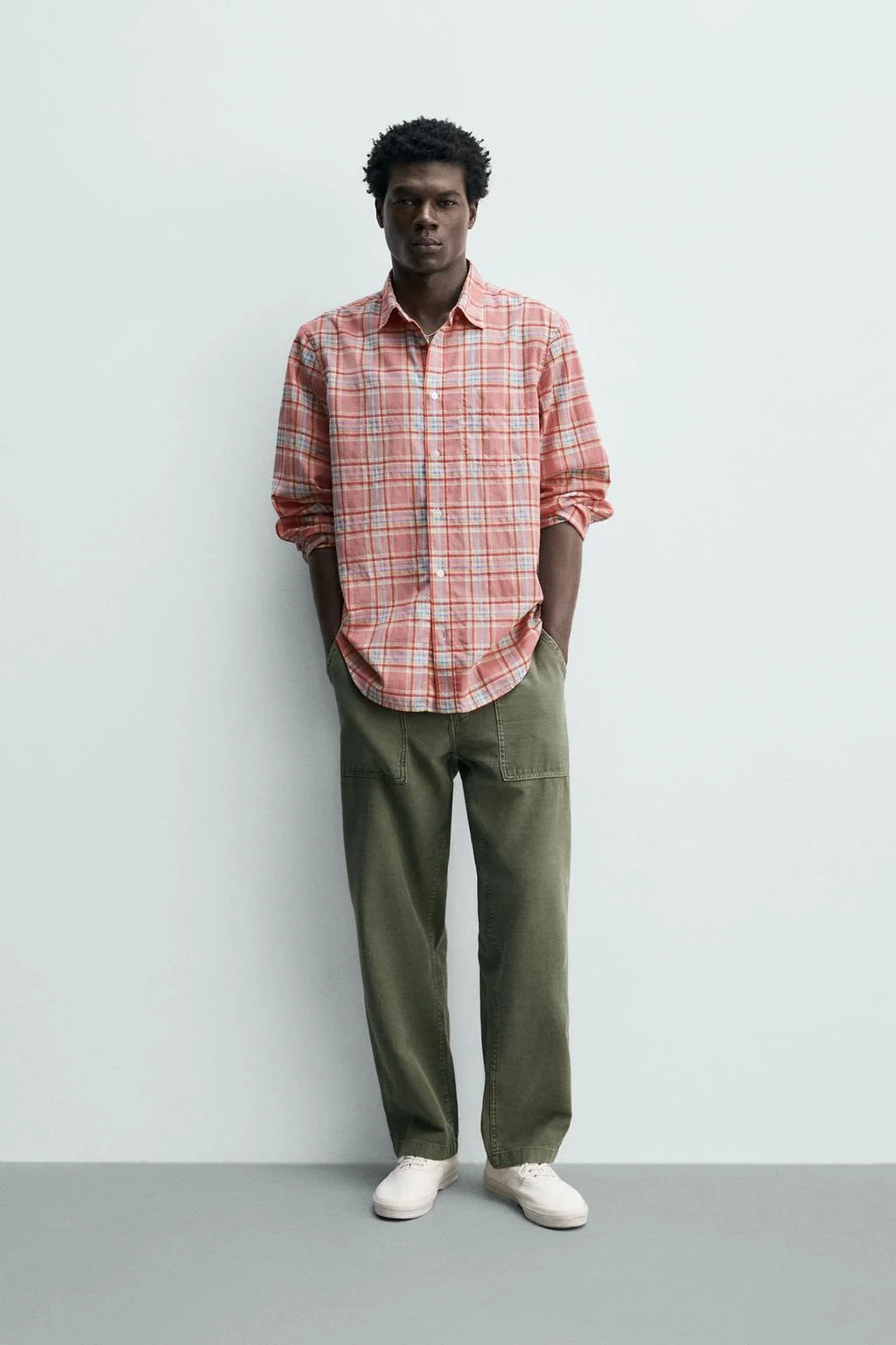 REGULAR FIT CHECK SHIRT