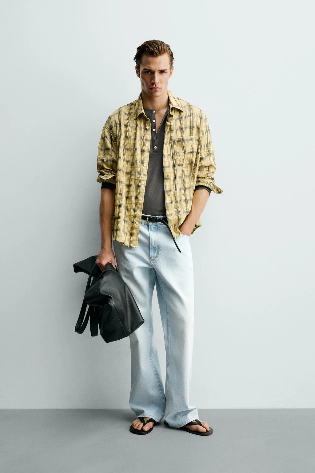 RELAXED FIT CHECK SHIRT