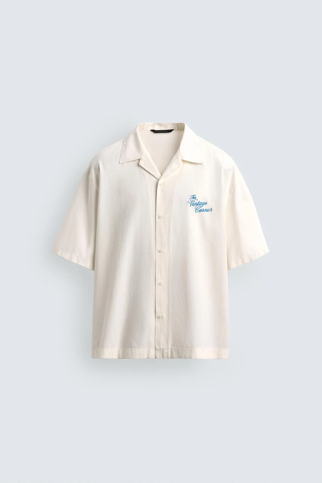 RELAXED FIT LYOCELL-COTTON PRINTED SHIRT