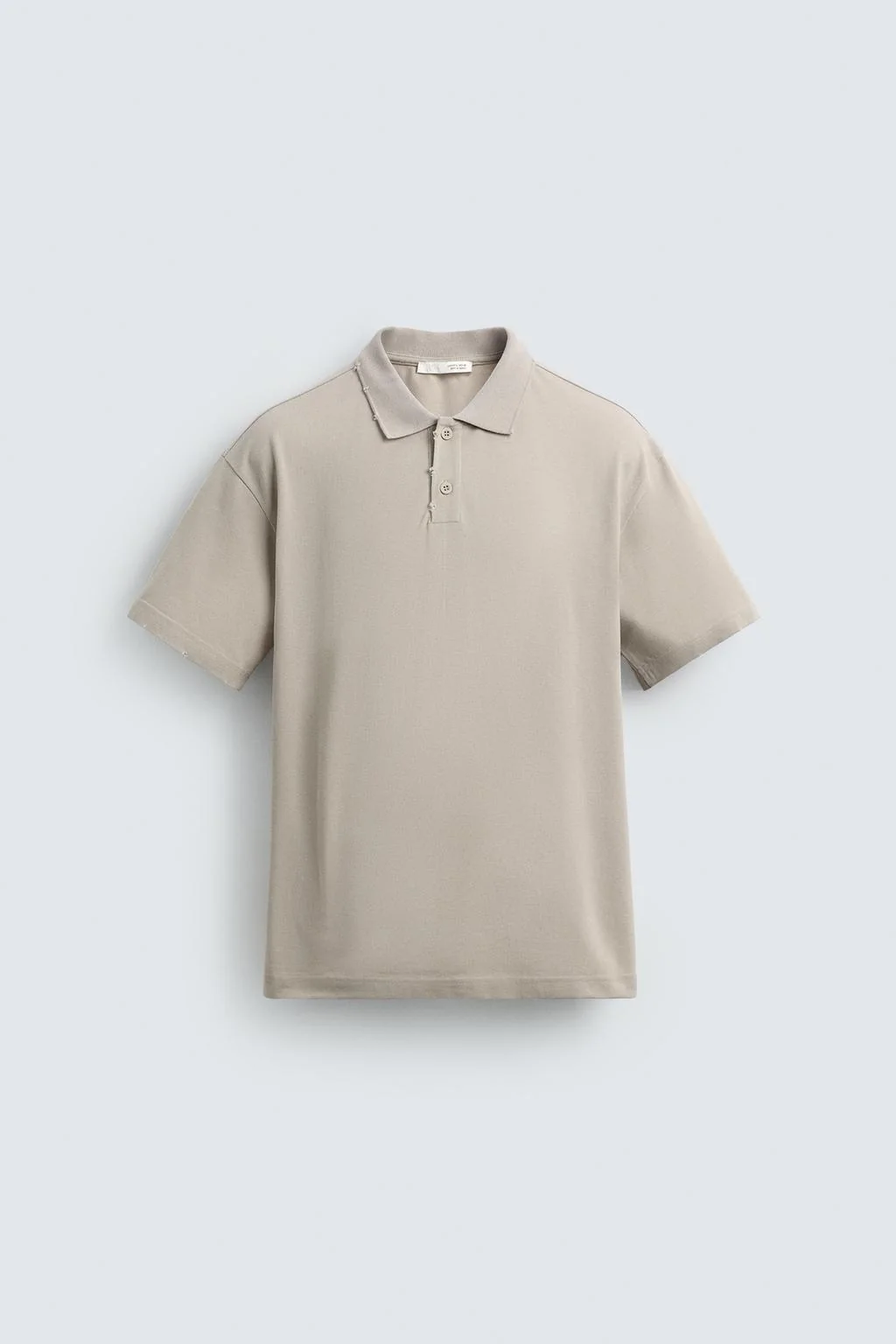 WASHED RELAXED FIT POLO SHIRT