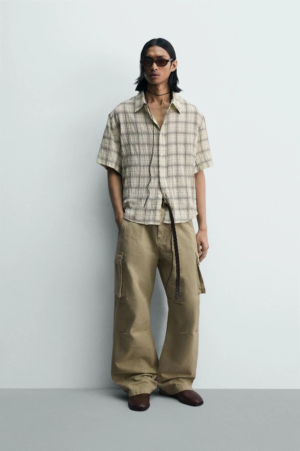 RELAXED FIT CARGO TROUSERS