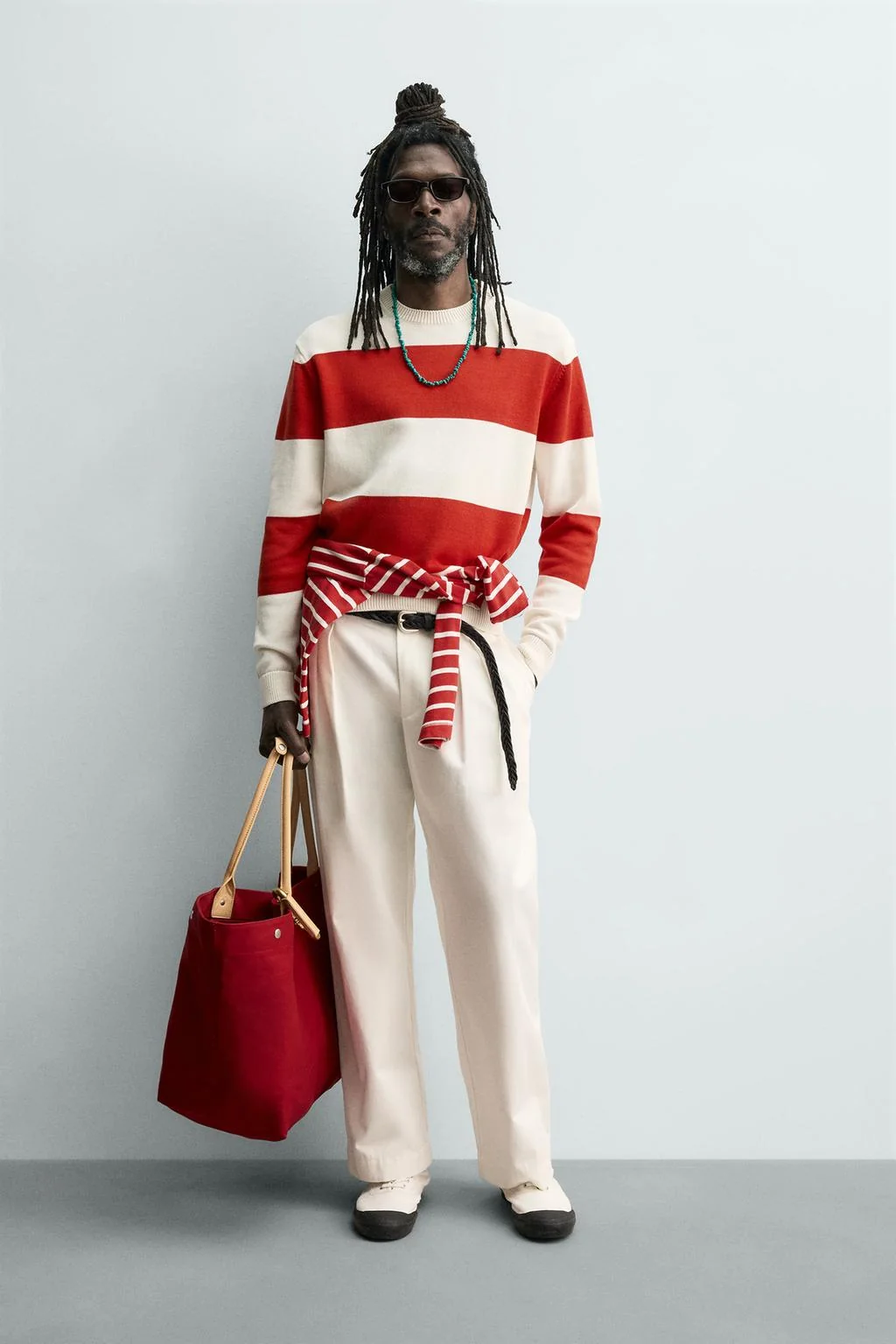 STRIPED JACQUARD JUMPER AARON LEVINE X ZARA