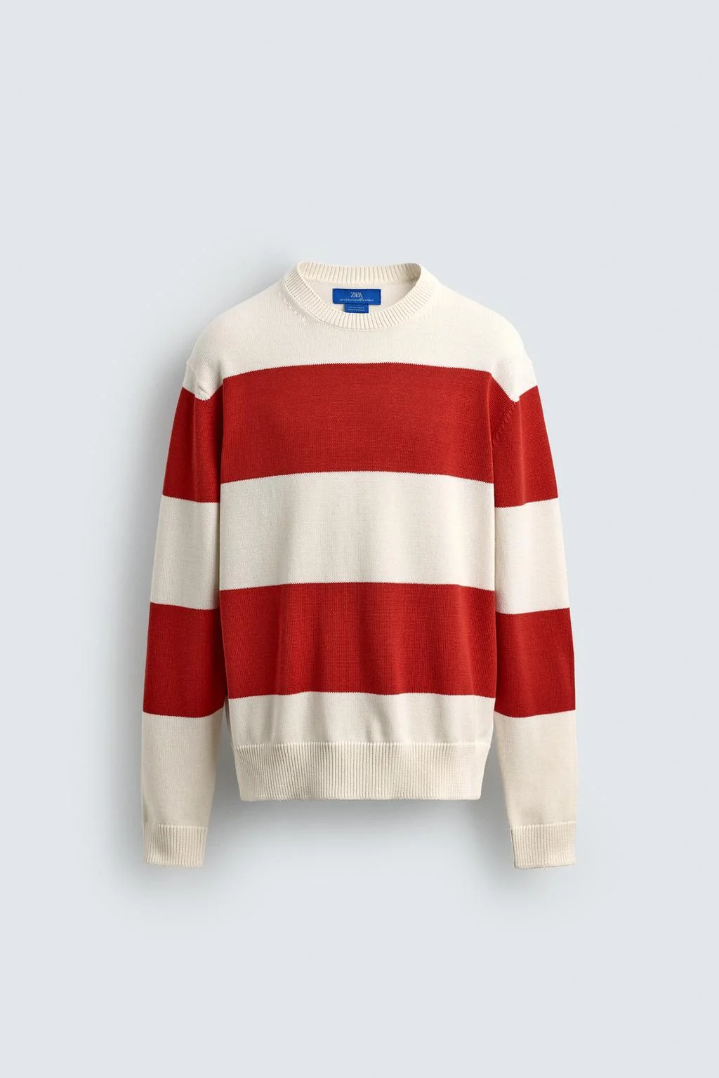 ПОЛОСАТЫЙ ЖАККАРДОВЫЙ СВИТЕР ААРОН ЛЕВИН X ZARA