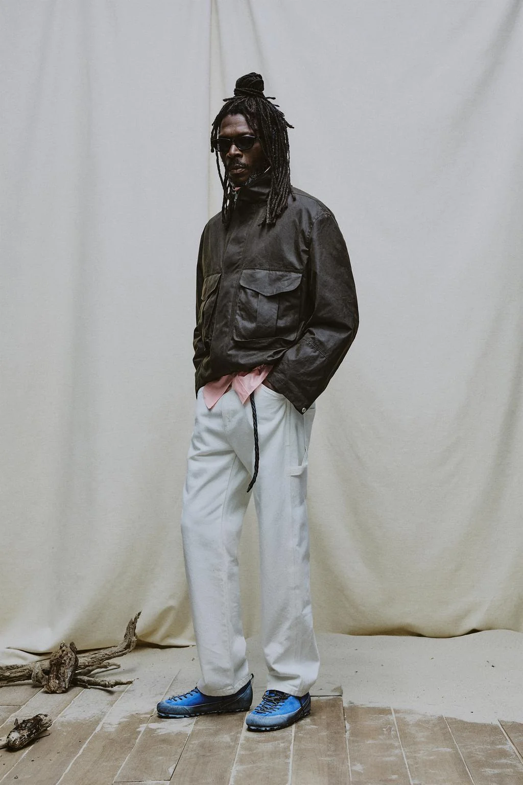 Кроссовки с подошвой из кожи Vibram® Aaron Levine x Zara