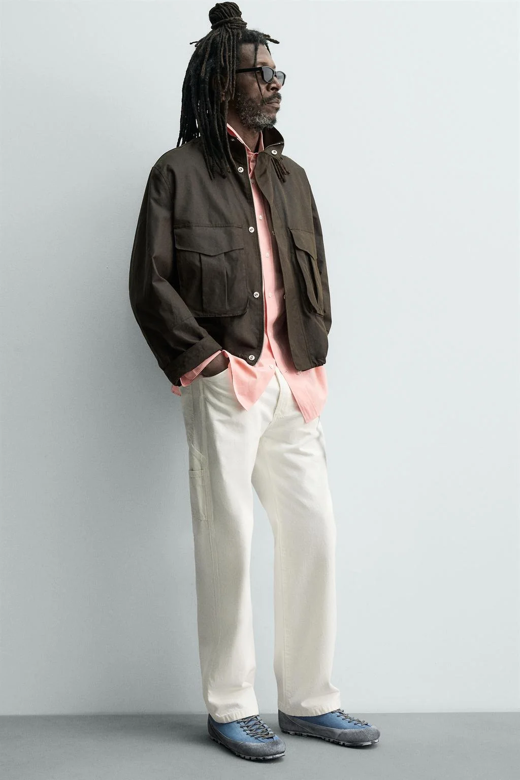 LEATHER VIBRAM® SOLE TRAINERS AARON LEVINE X ZARA