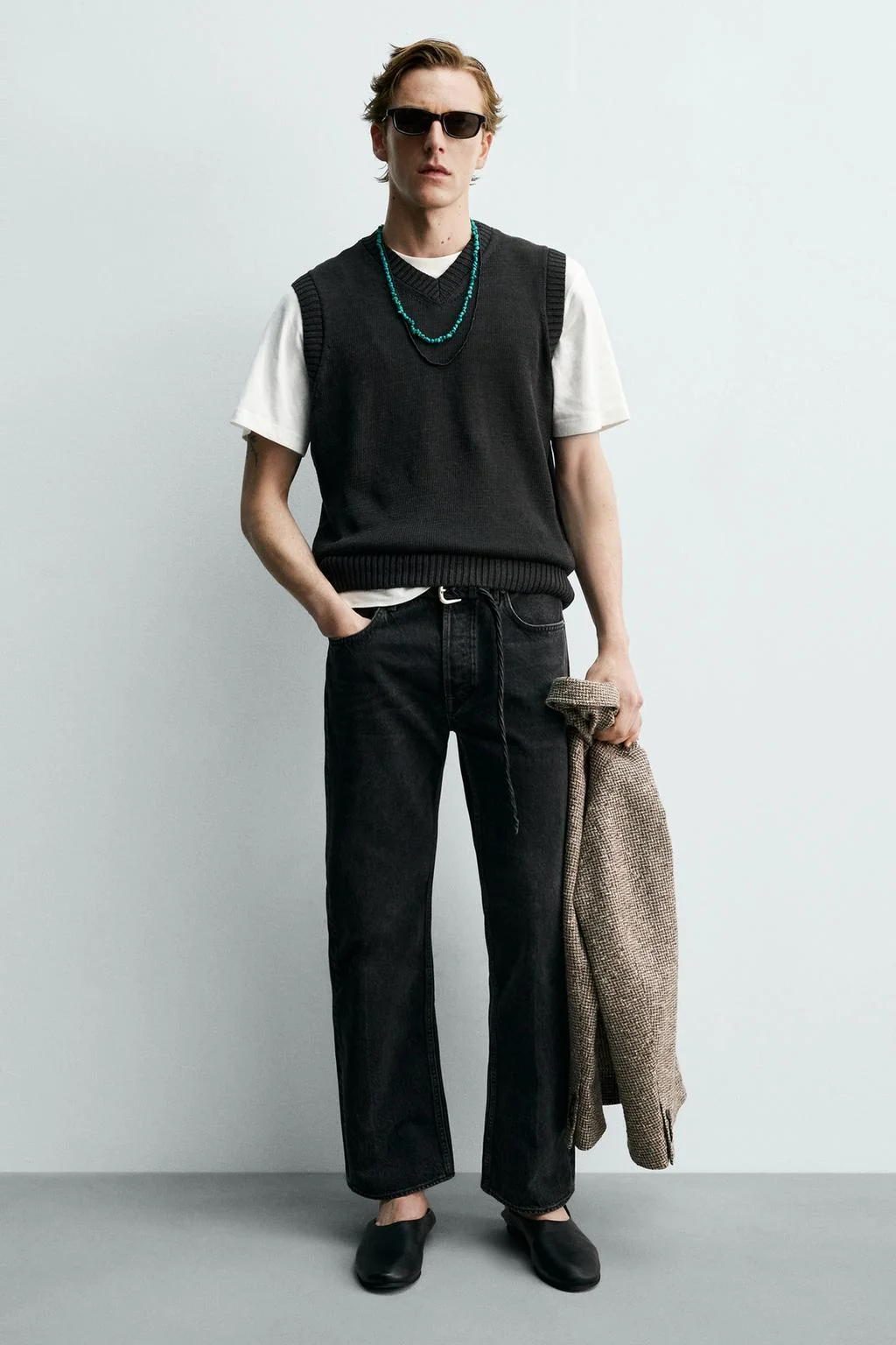 LEATHER LOAFERS WITH VIBRAM® SOLE AARON LEVINE X ZARA