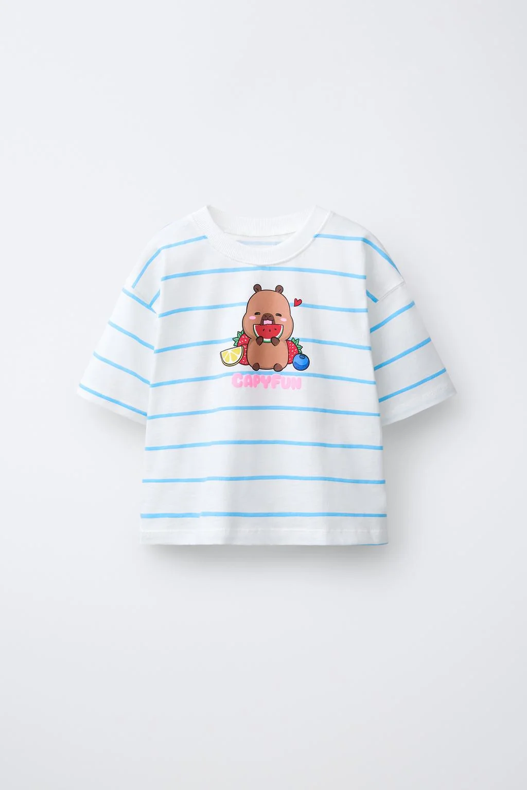 CAPYBARA CAPYFUN © STRIPED T-SHIRT